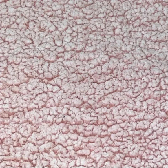 PINK Victoria’s Secret Light Barbie Pink Fuzzy Hoodie Size S - Picture 8 of 11